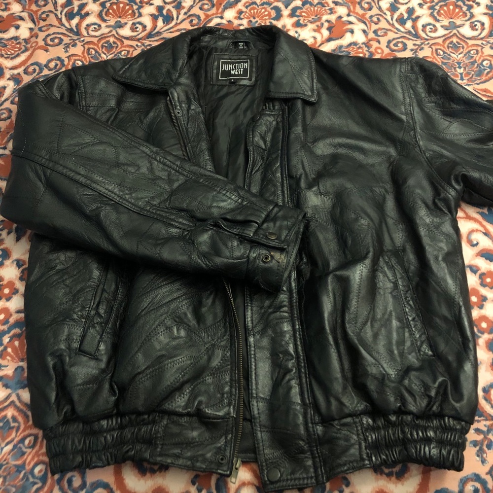 Vintage Junction West Genuine Leather Jacket